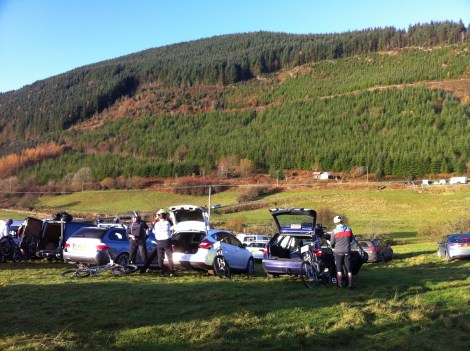 Parking for Penmachno Enduro